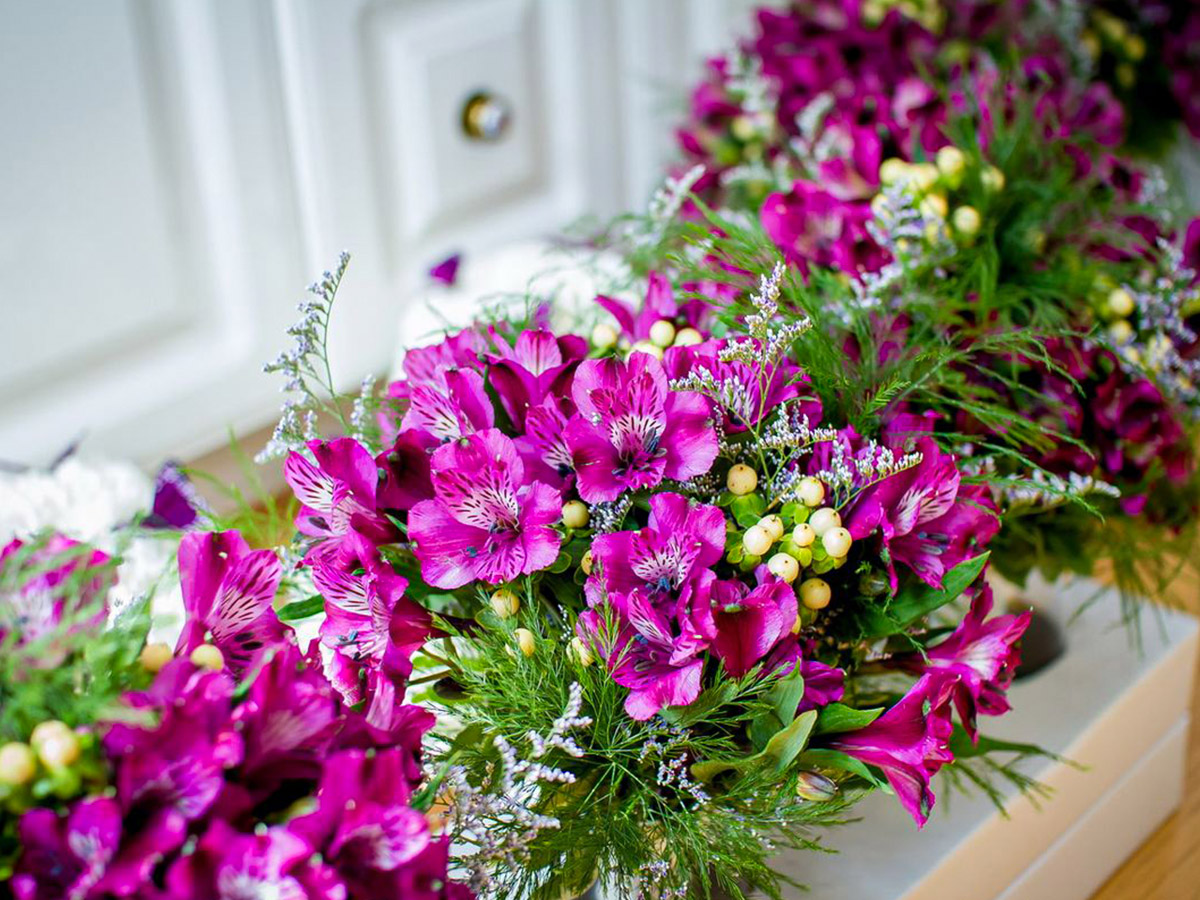 Alstroemeria Morado design by Ella F