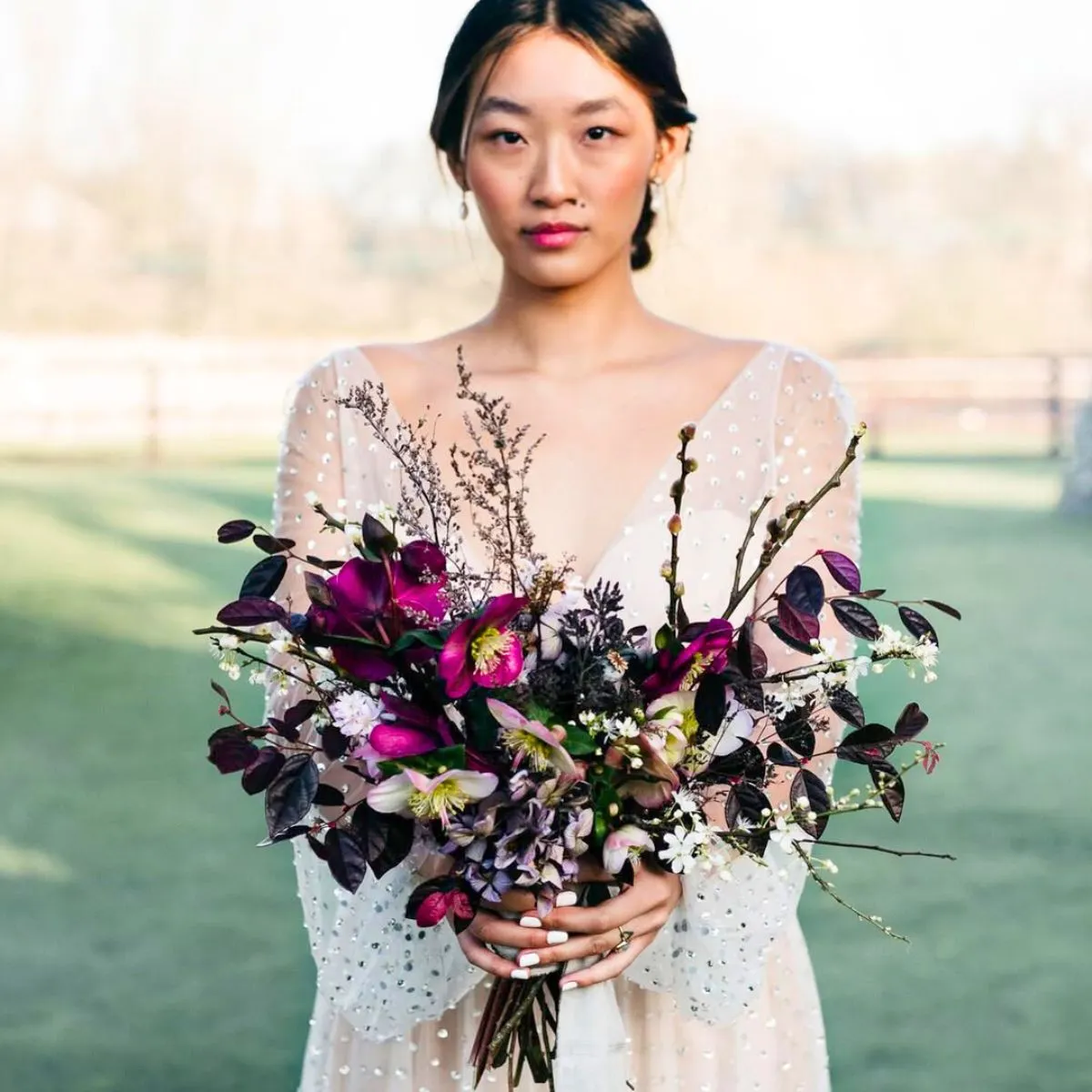 Christmas wedding bouquets