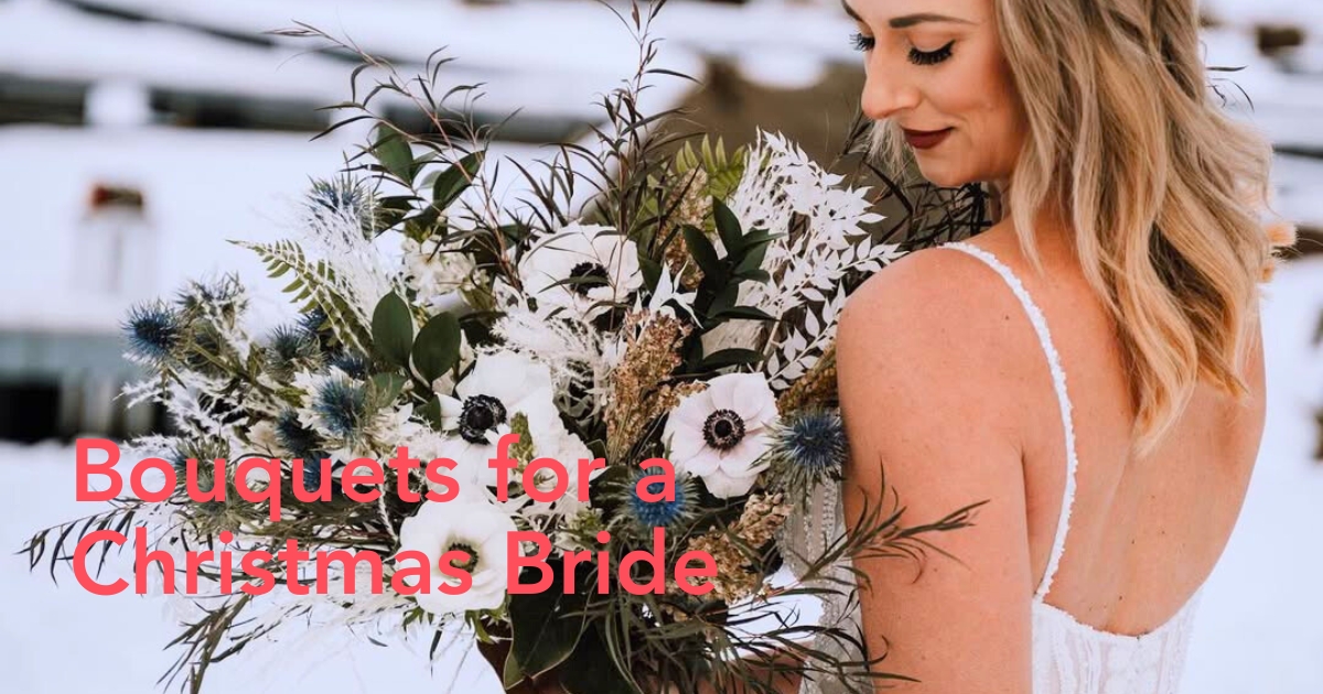 Inspiring Christmas wedding bouquets