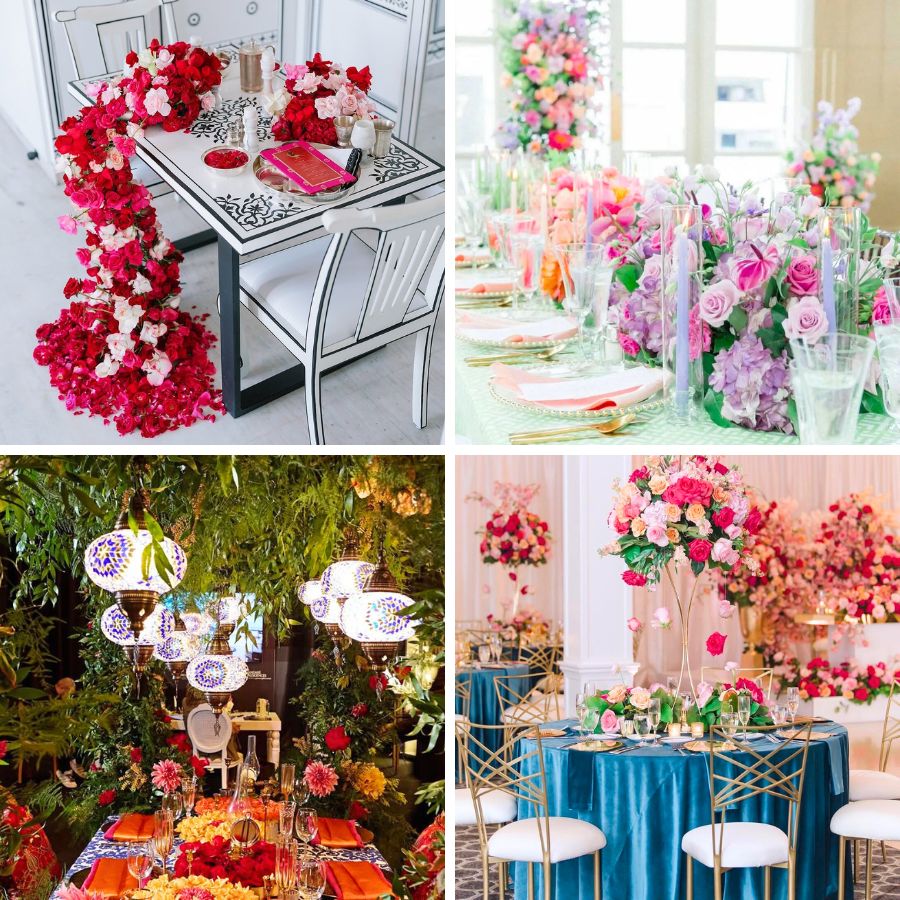 Flower decorations for wedding and events by Erica Jones