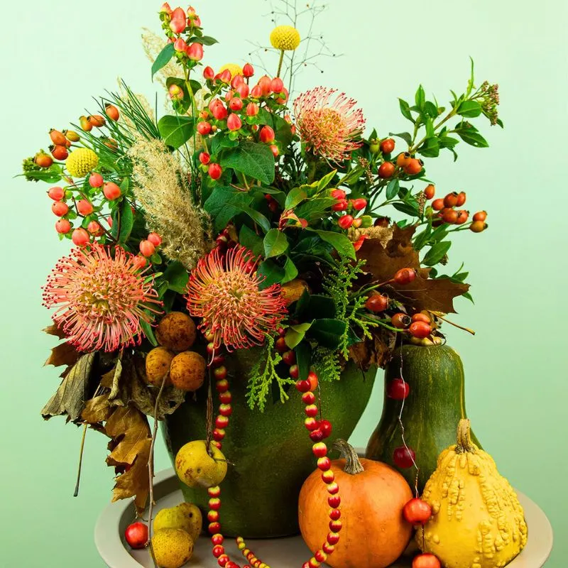 Arrangement with Hypericum