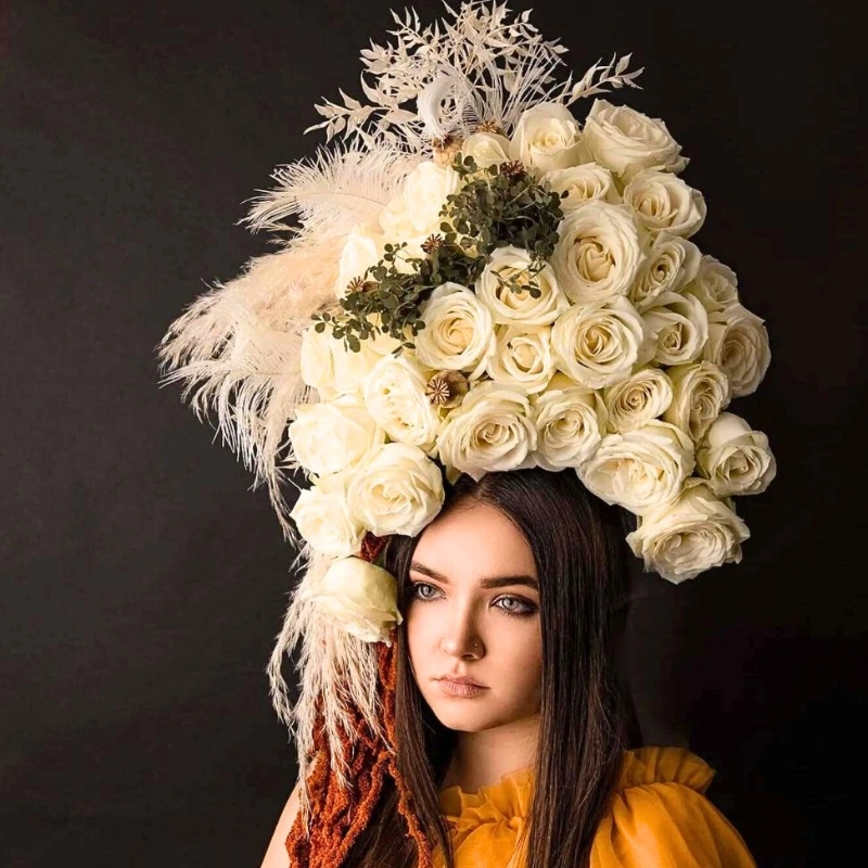 White roses for Christmas