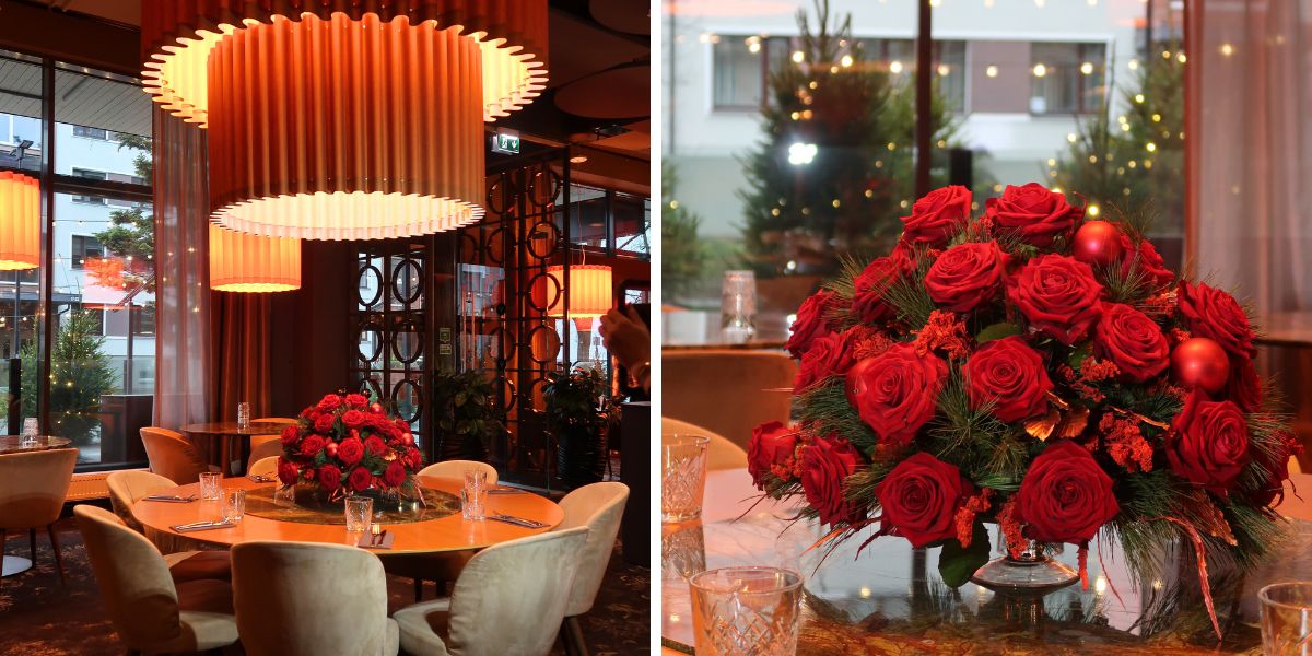 The setting of Red Naomi in Joyce Restaurant