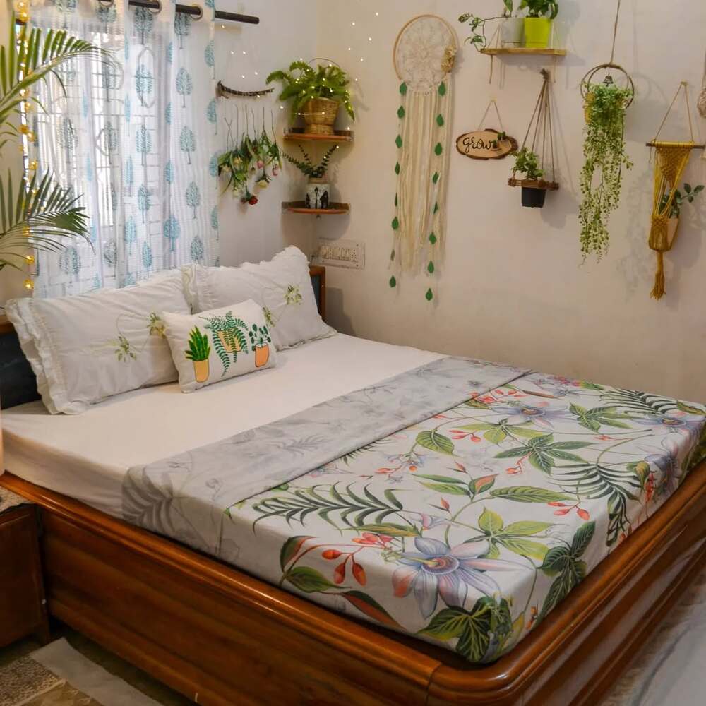 Floral bedding and botanical sanctuary