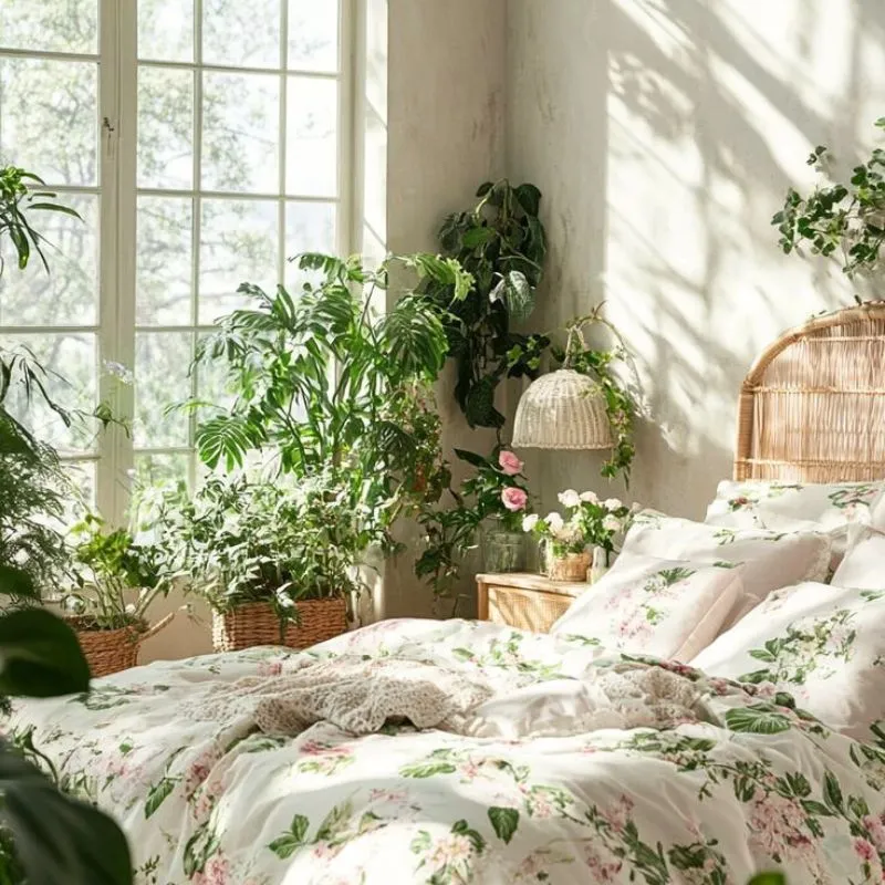 Nature-Inspired Bedroom Design Feature Image