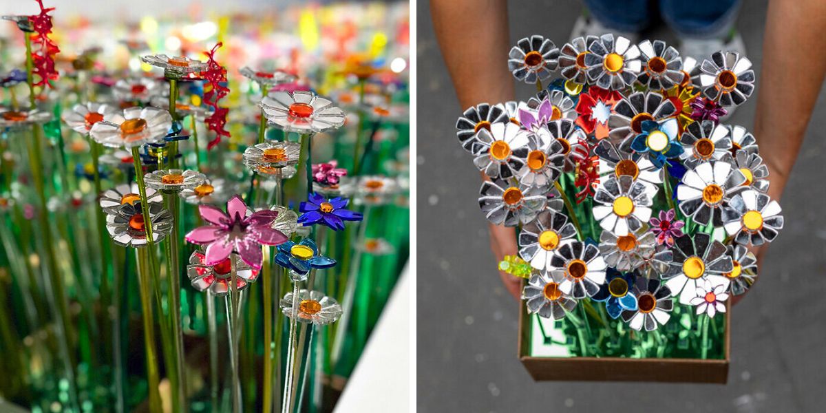 More of the different acryllic flowers