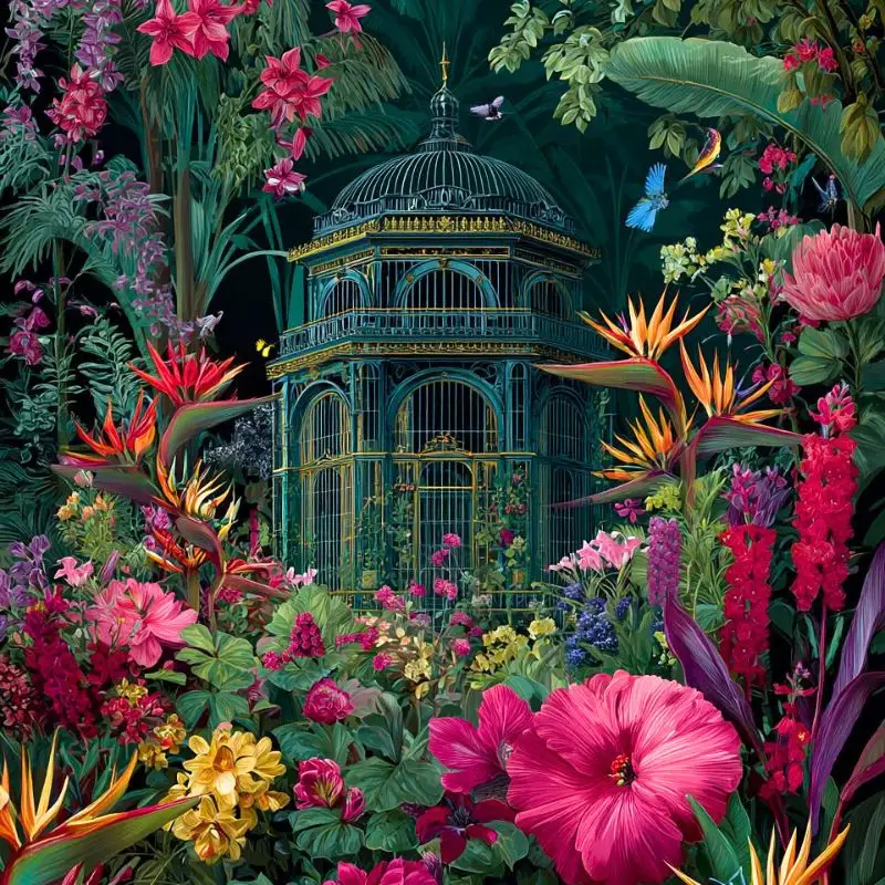 Architecture and flowers by Hajar Ali