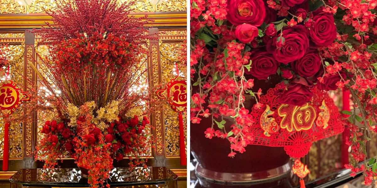 Chinese New Year florals by Nefi Decor
