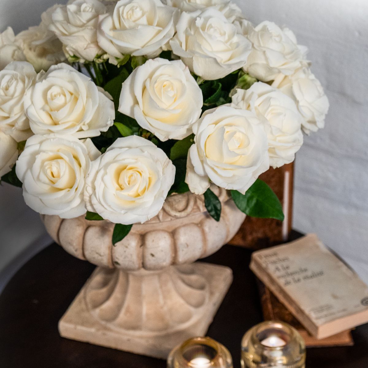 White roses by Star Roses