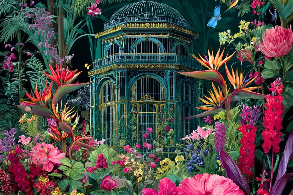 Architecture and flowers by Hajar Ali