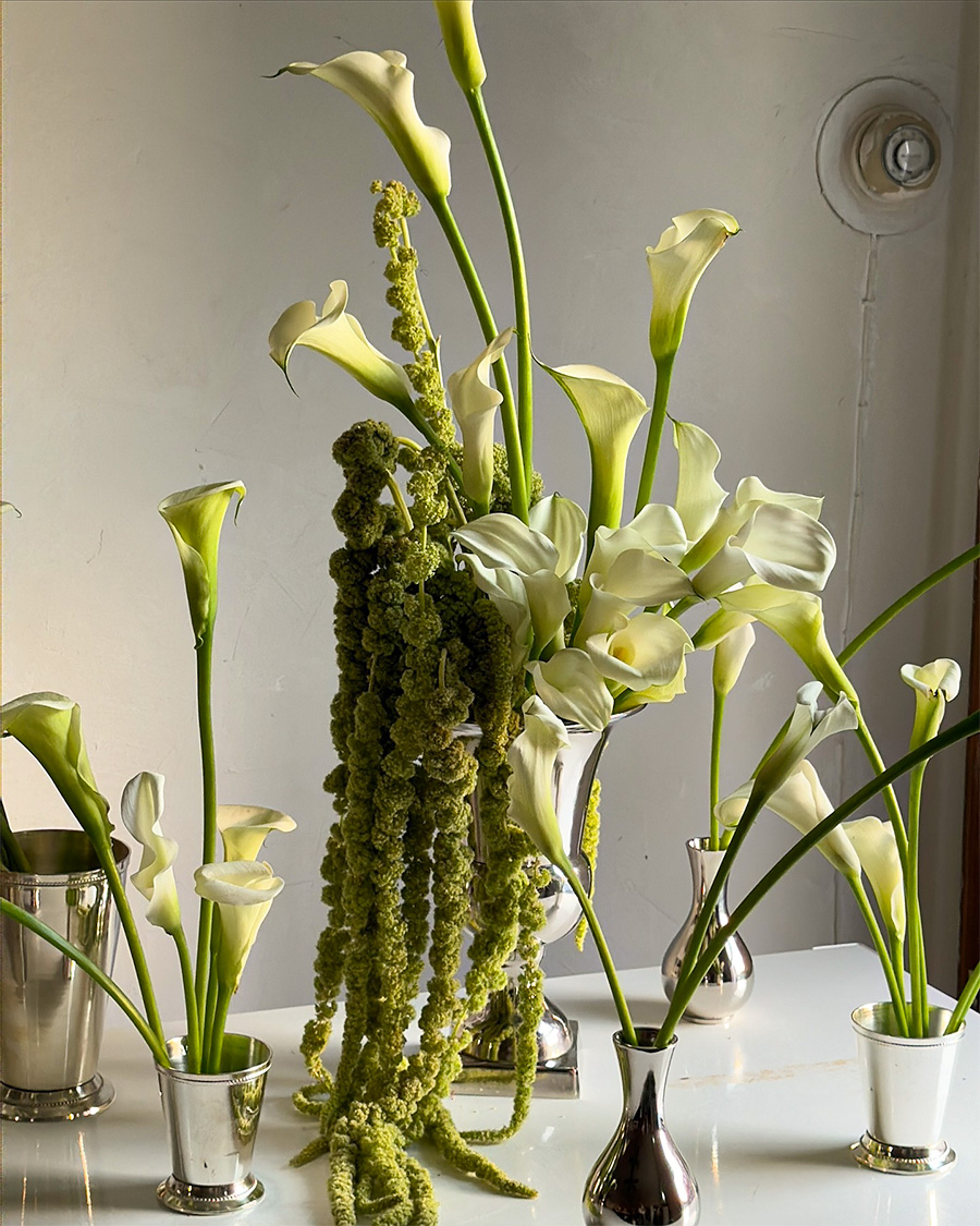 Calla flowers for Winter by blxxm__