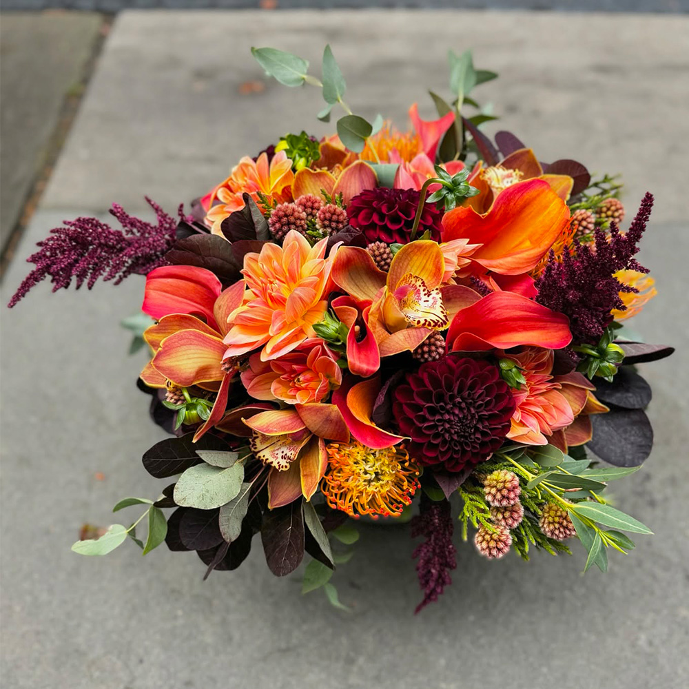 Calla flowers for Fall by vinefloral