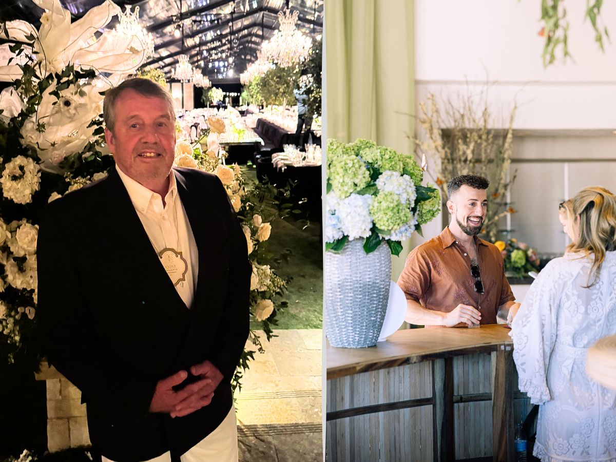 joost Bongaerts and other attendees at the Engage 25 at Santa Barbara