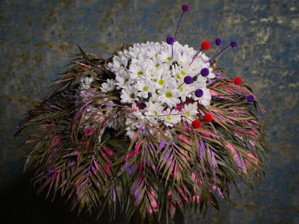 Russians Prefer White Chrysanthemums by Natasja Mironova