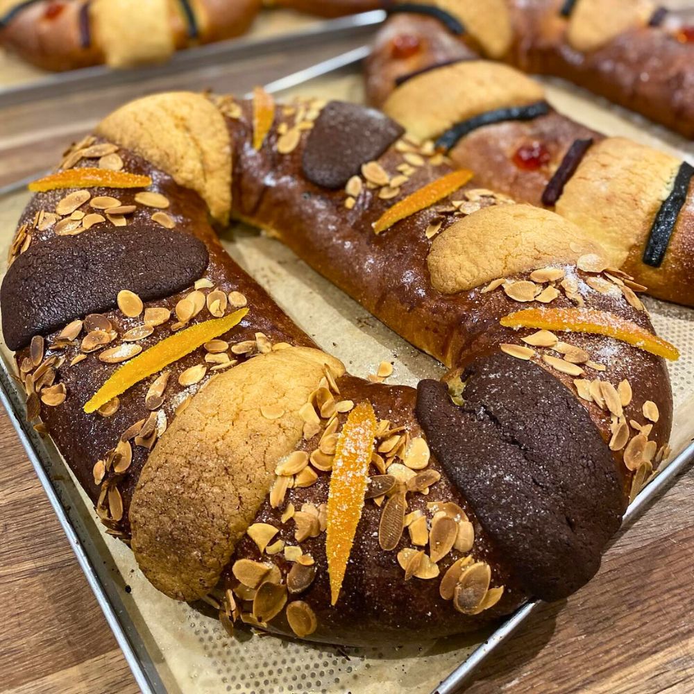 A spongy rich bread is a three kings day tradition for families around the world