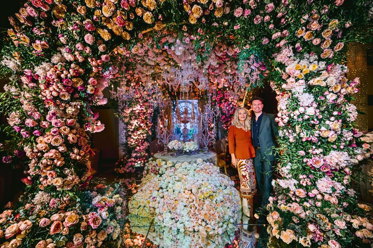 Danielle Nay and Jamie Aston at Table Design Exhibition 