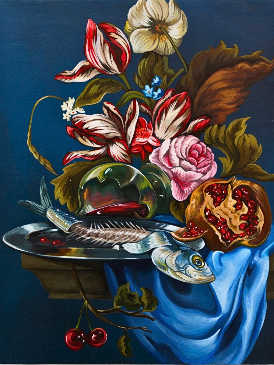 Floral Beauty Meets the Unexpected in Sabrina Bockler&rsquo;s Art Works