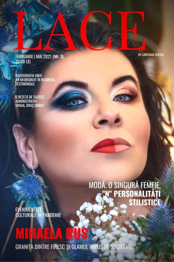 Two Faced Woman, Floral Jewelry, the Cover of Lace Magazine - Blog on Thursd - Laura Draghici (1)
