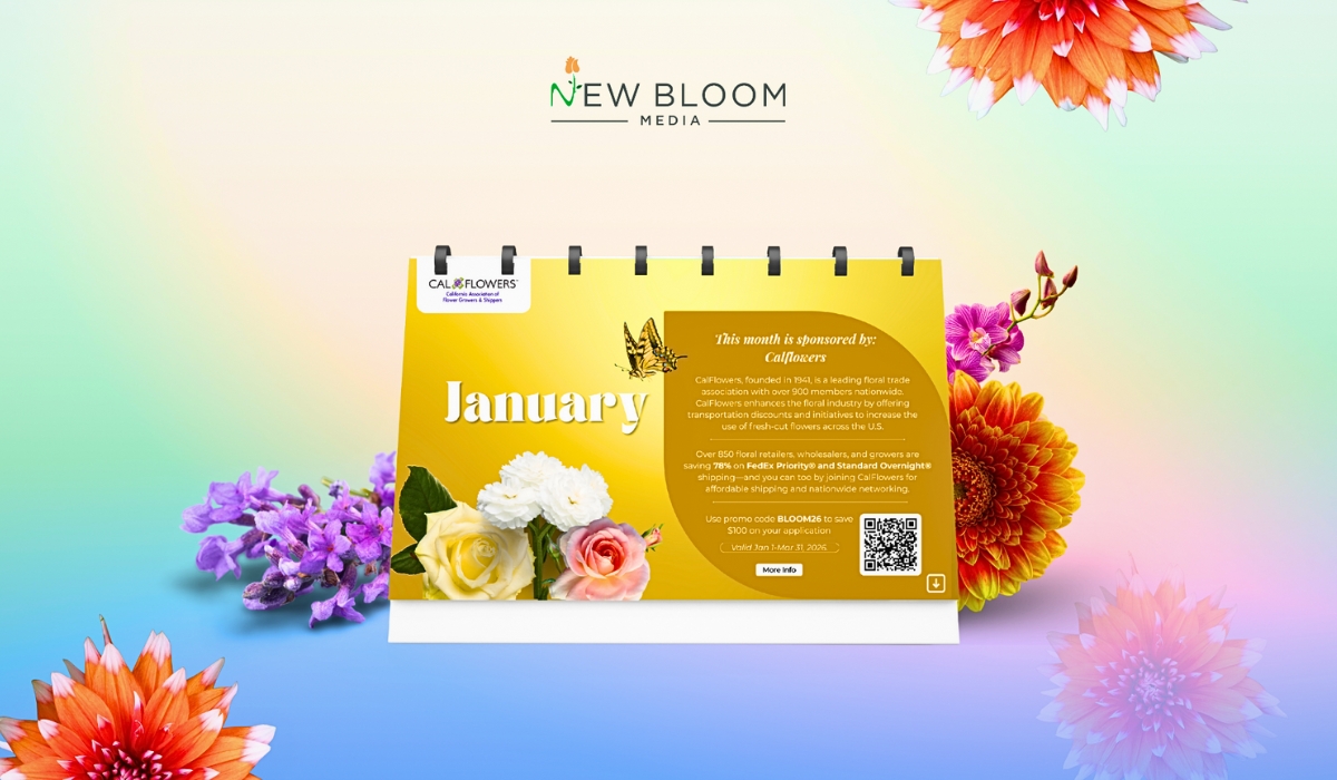 New Bloom Media Launches 2026 Digital Floral Events Calendar With Micro-Holiday Feature