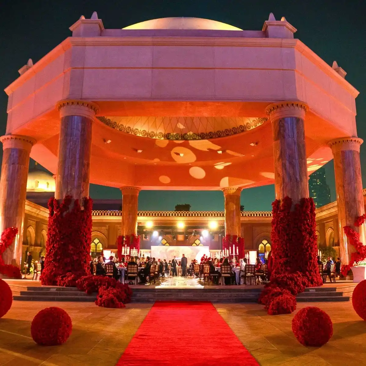 Casa Ecuador and Sunrite Roses at Formula 1 Gala in Abu Dhabi