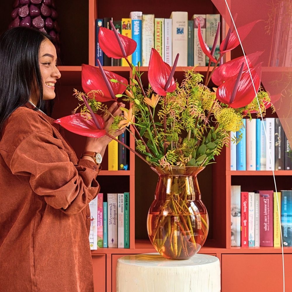 Anthurium Cerato on a mixed vase