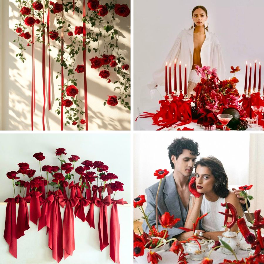 Roses and flowers for Valentines Day