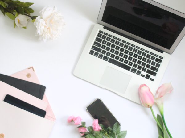 Innovative Website Designs for Boosting Your Floral Business - sahid nahim blog on thursd - tulips peony laptop flatlay