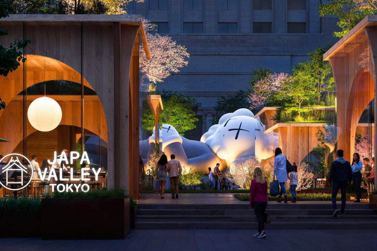 A night view of the Japa Valley Tokyo