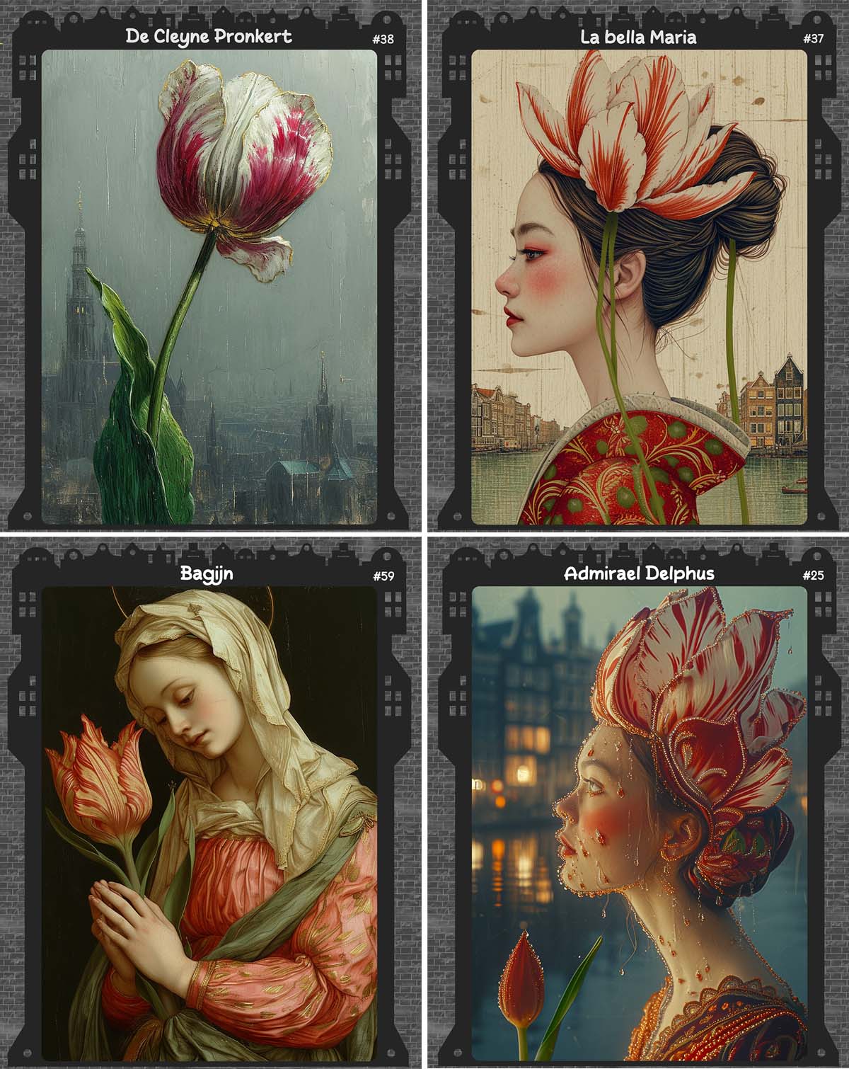 Ninety-Nine Tulips Amsterdam series