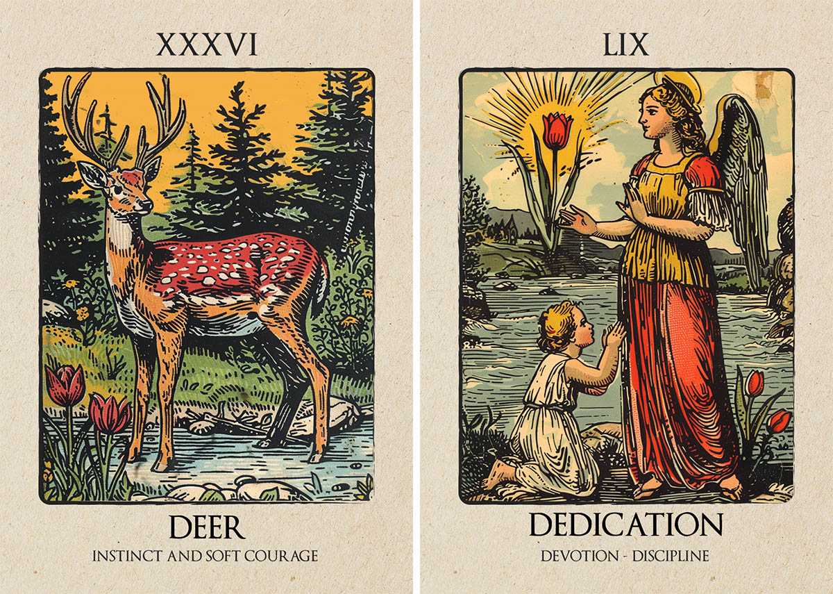 Ninety-Nine Tulipa Cards Interpretations