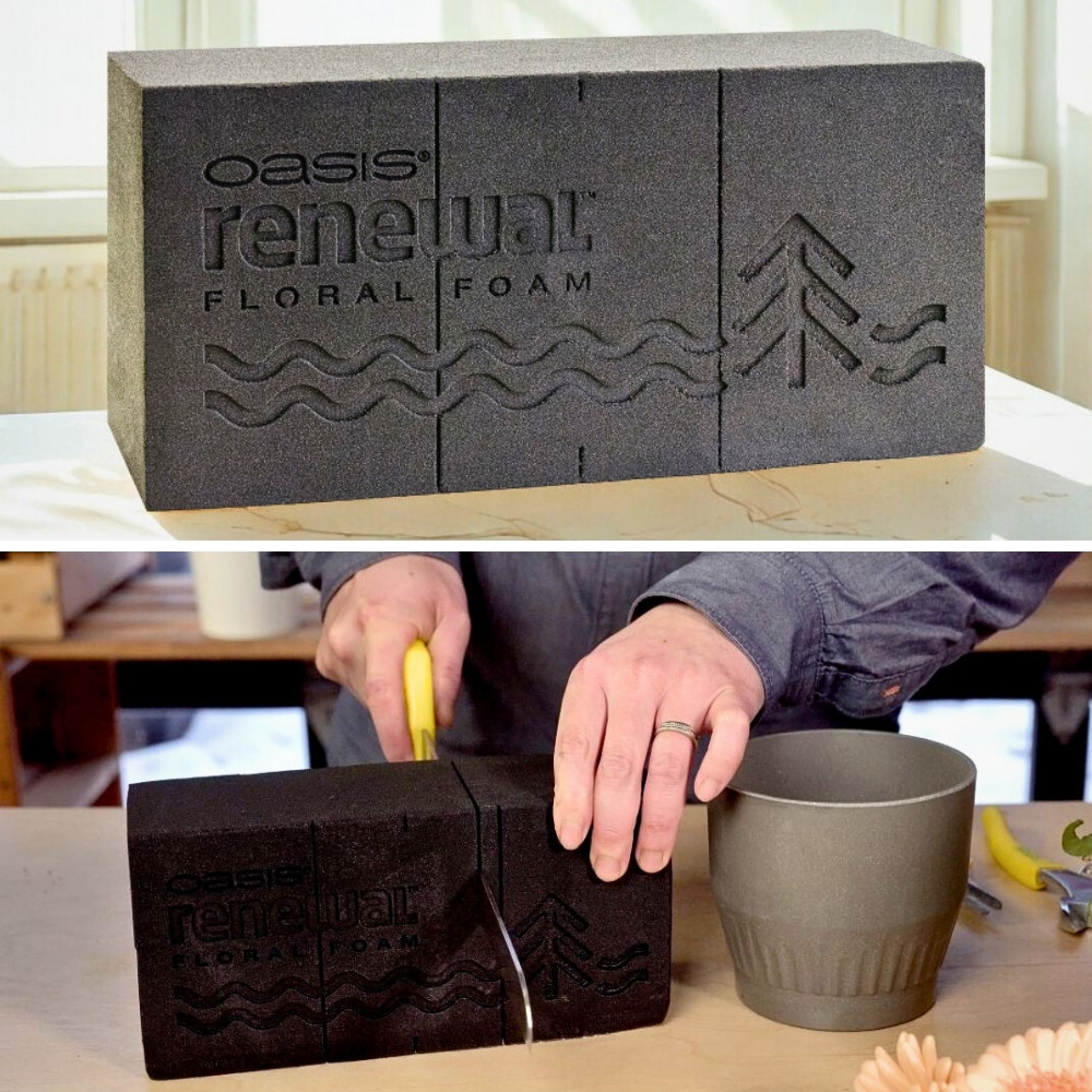 Oasis&reg; Renewal&trade; Floral Foam, a Plant-Based Floral Foam Solution Redefining the Flower Design Industry