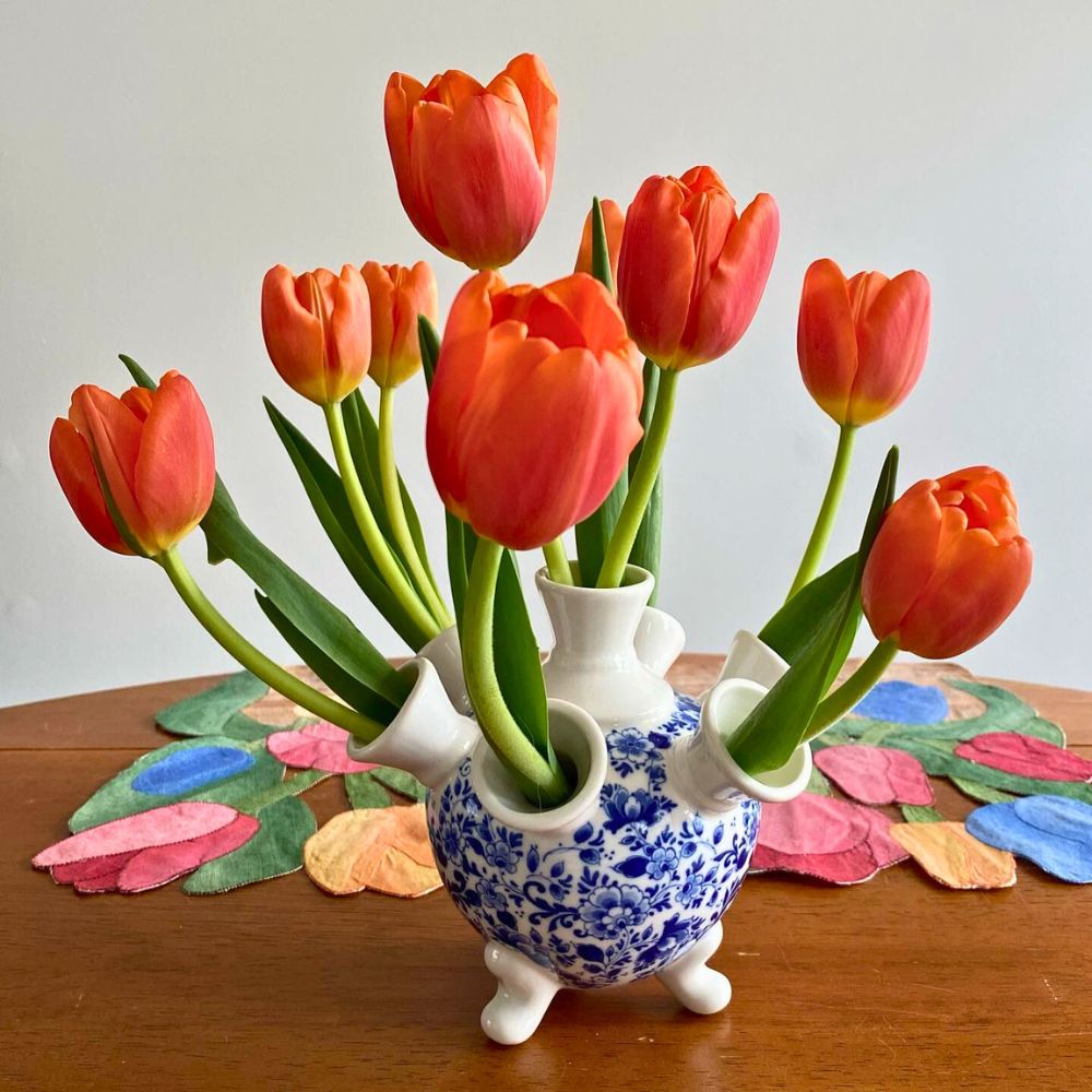 Orange tulips are Bas Kamp favorite flower
