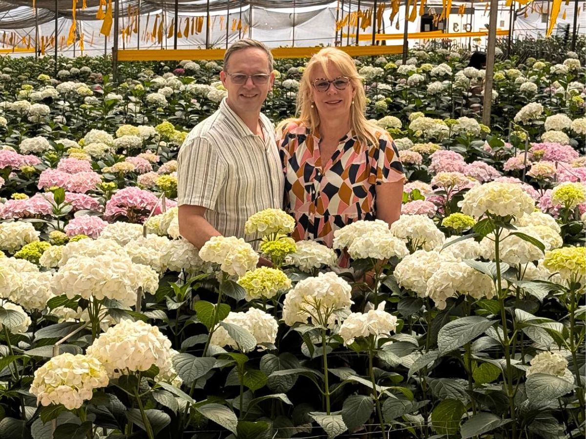 Bas Kamp and his wife Mel during their visit to Kenya