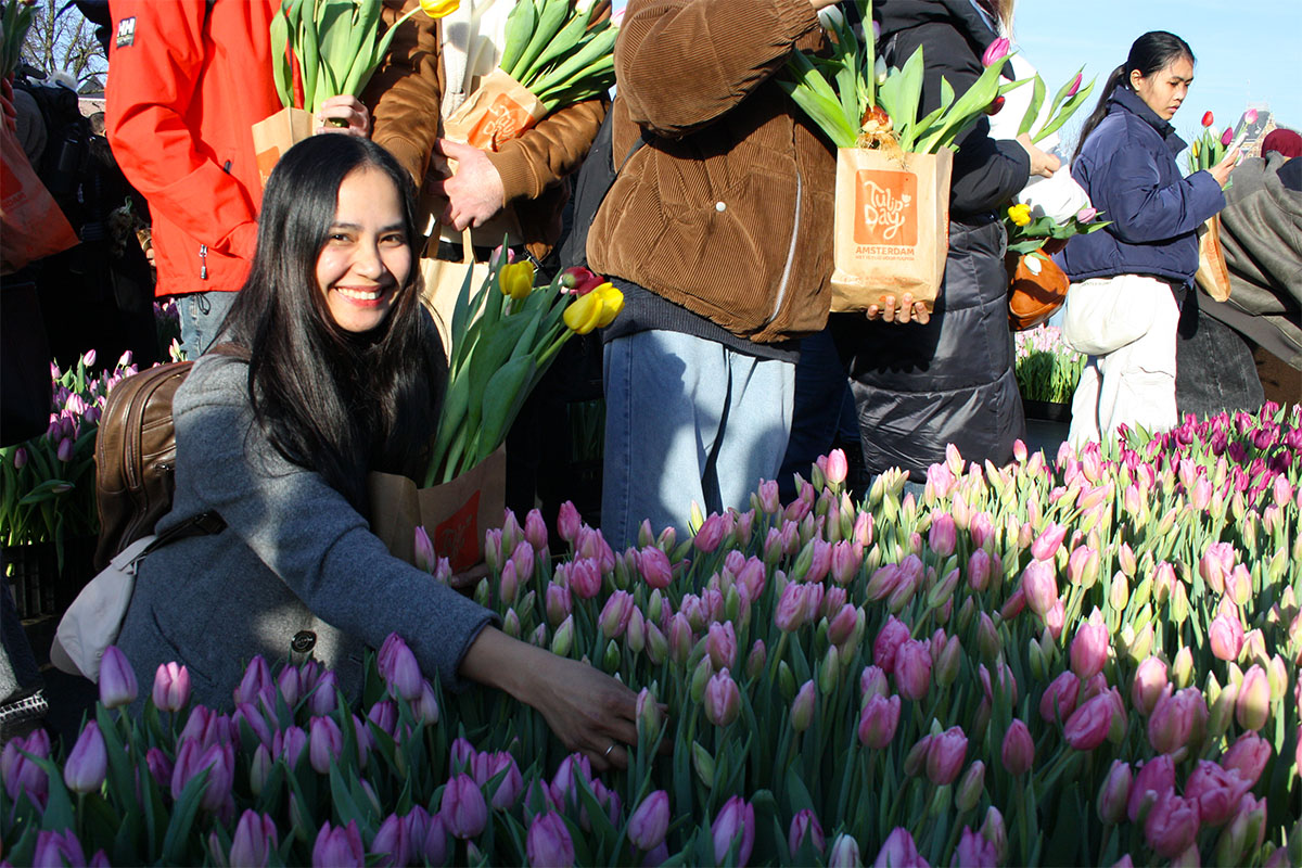 National Tulip Day 2026 Indonesian Girl