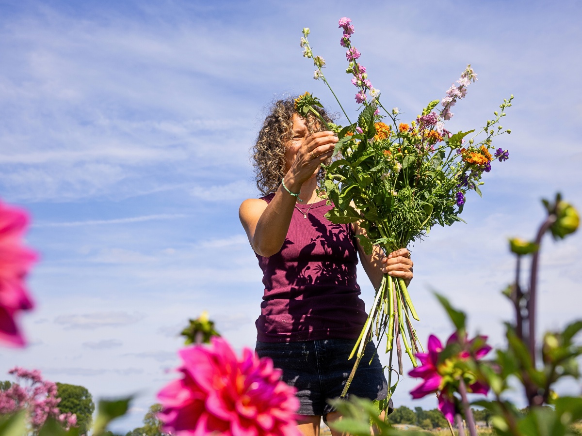 Wilderful Founded by Silke Tijkotte and Denise Collignon Champions Organically Grown, Locally Sourced Flowers.