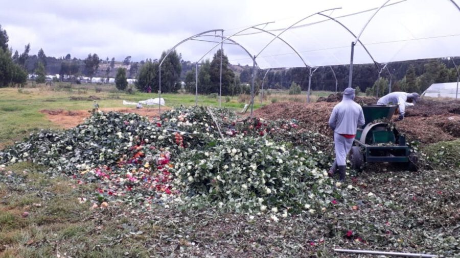 Jet Fresh Growers - COVID-19 -Composting Flowers