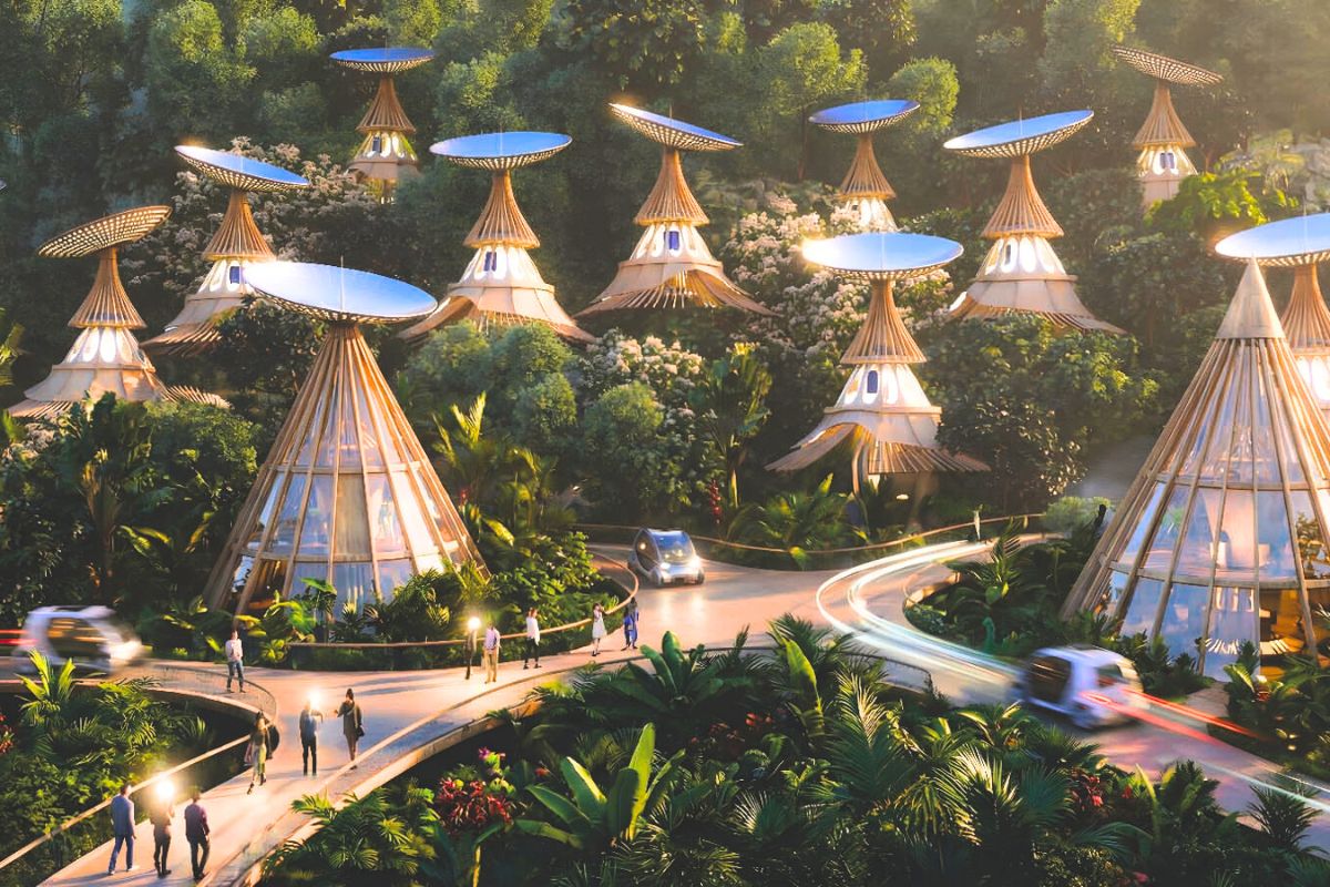 Colorful Fiji living system by Mask architects