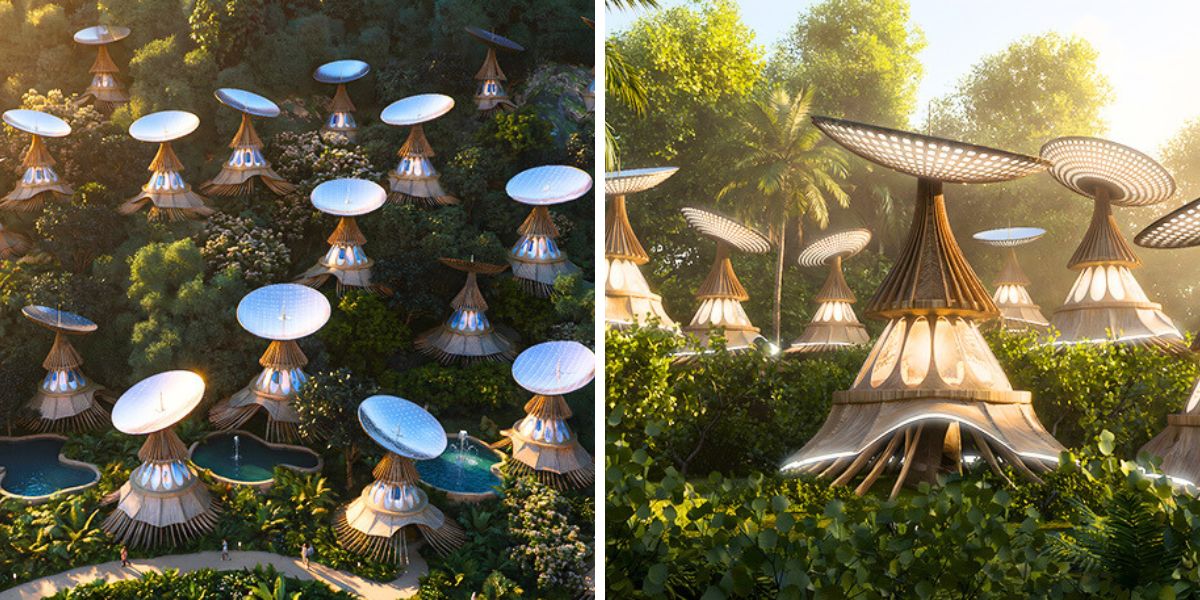 Parts of the Solar Crown project in Fiji