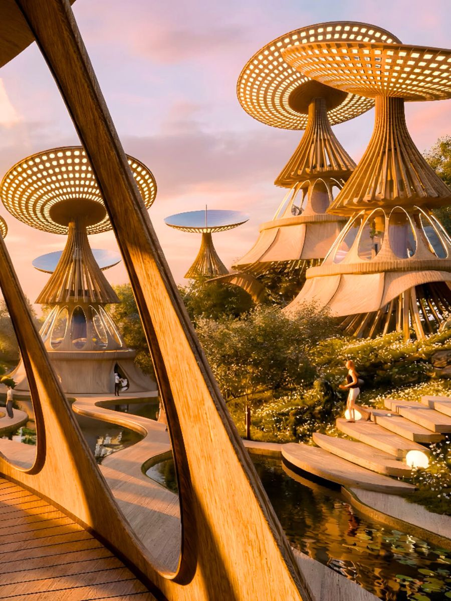 Mask architects Fiji Solar Crown