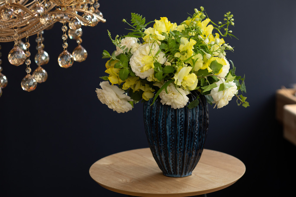 A Floral Shoot With Colorful Lathyrus odoratus bouquet