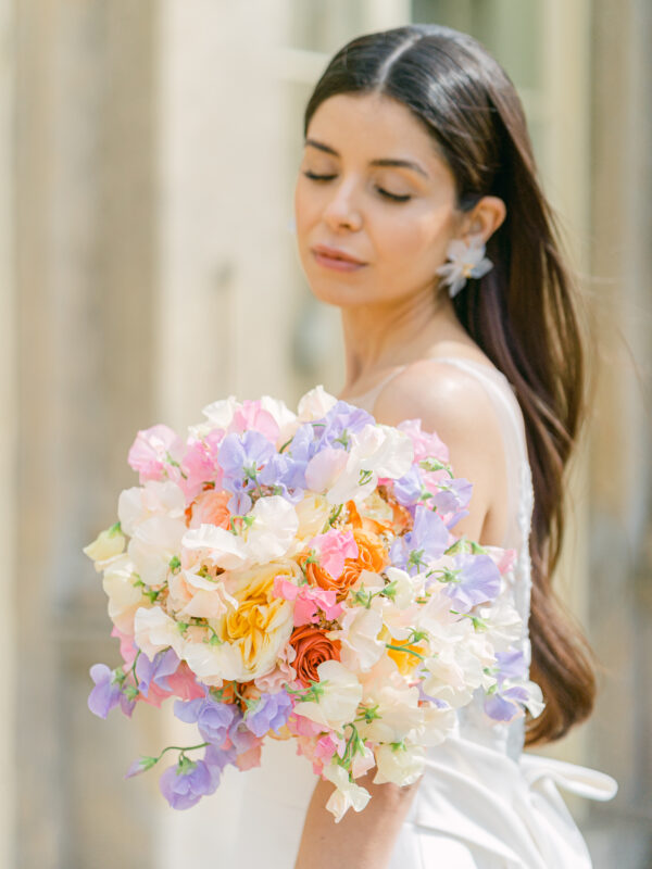 Bride and Bouquet on Thursd