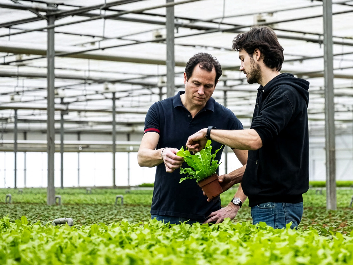 Greenhouse Sustainability VDE Plant in Greenhouse