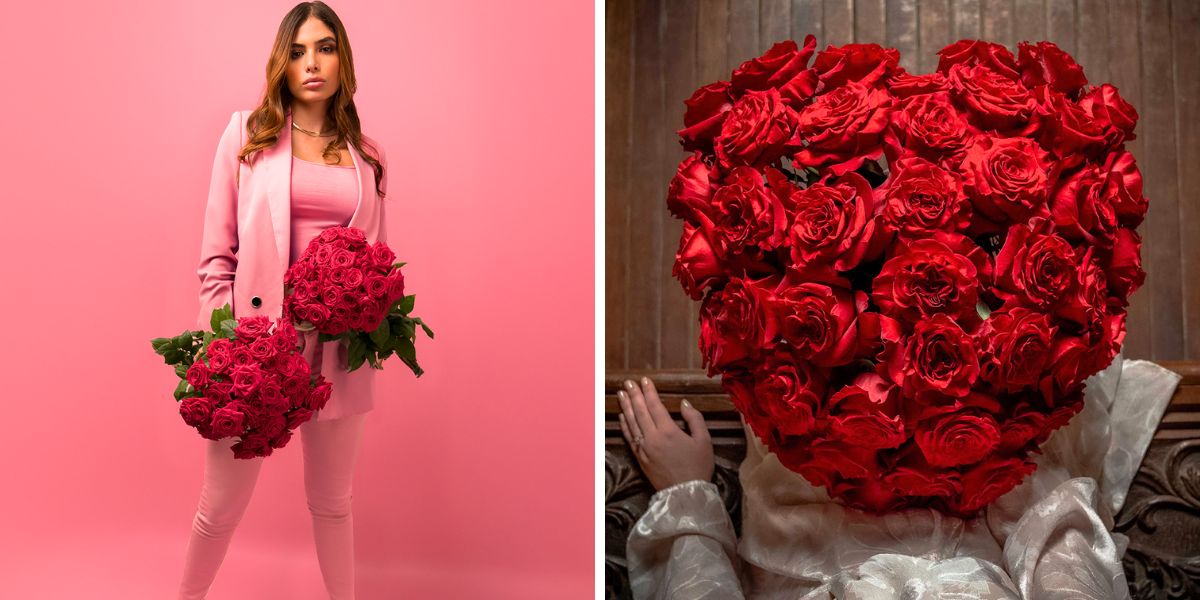 Red roses and Rose Hearts by Star Roses