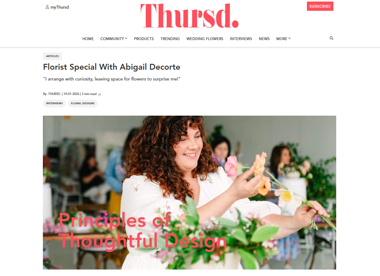 Thursd featuring Florist special