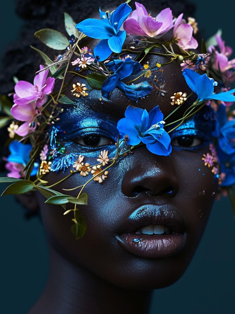 Fashion, Floral Art, and Fantasy Meet in Alexandra Paras&rsquo; AI-Inspired Art