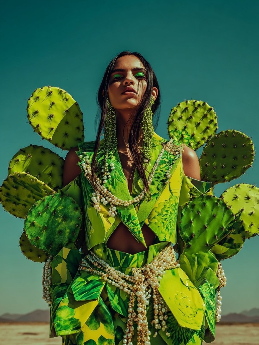 Fashion, Floral Art, and Fantasy Meet in Alexandra Paras&rsquo; AI-Inspired Art