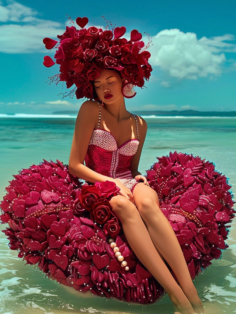 Fashion, Floral Art, and Fantasy Meet in Alexandra Paras&rsquo; AI-Inspired Art