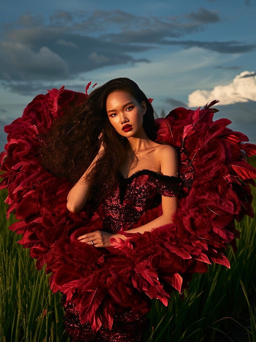 Fashion, Floral Art, and Fantasy Meet in Alexandra Paras&rsquo; AI-Inspired Art