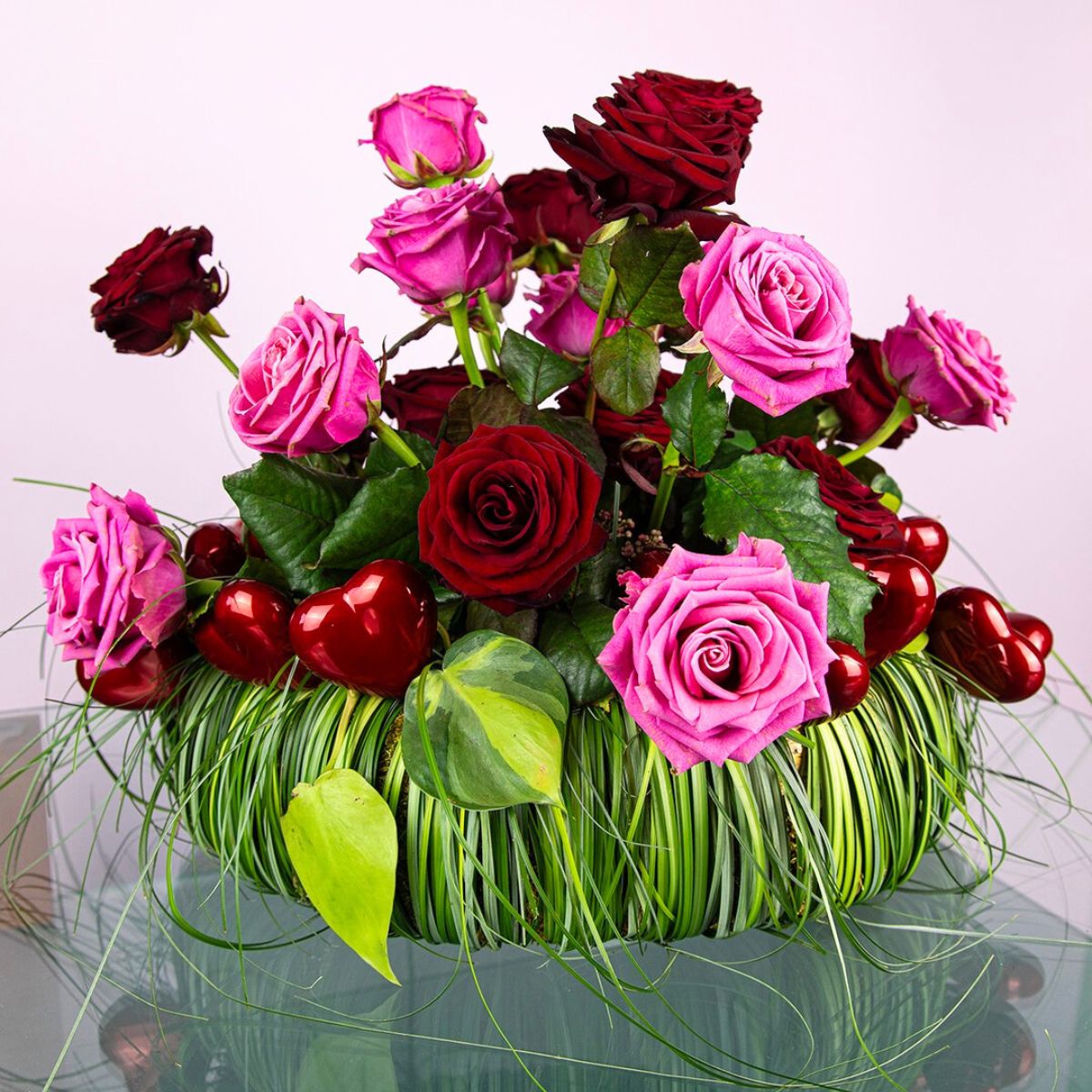 Vday arrangement by Syl Meijer