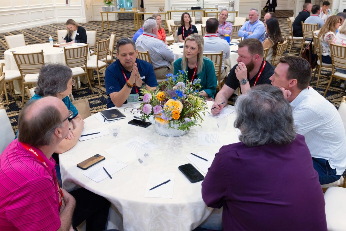 People gathered at the FDC